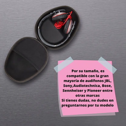 Estuche para audífonos de diadema
